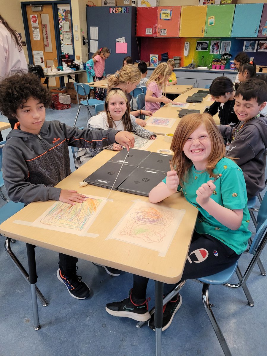 Scribble Friday with Mr. Sola's 4th grade class was a hit!