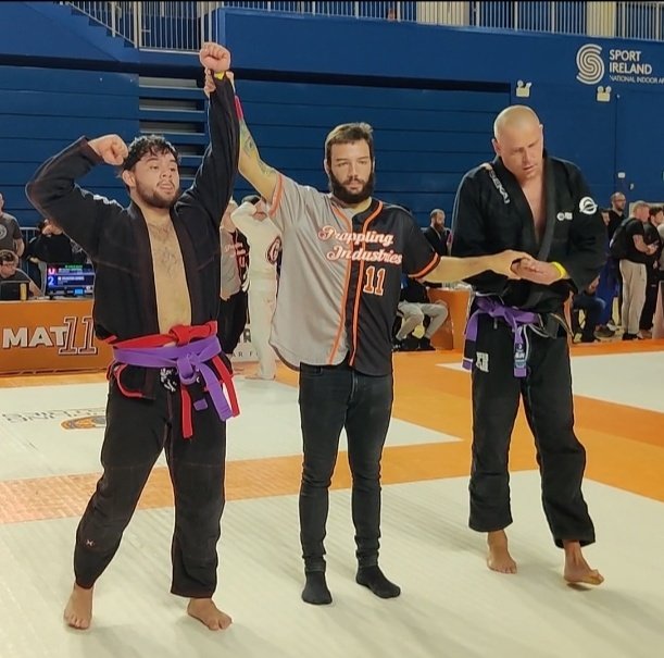 16 years old winning Taekwondo tournaments vs 10 years later purple belt in bjj grappling giants.

Life long martial artist and still going.