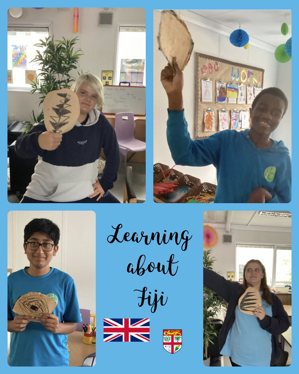 WHS_MissConnor's tweet photo. Walnut have enjoyed learning about our country Fiji. 🇫🇯🇫🇯🇫🇯🇫🇯 We enjoyed making our own traditional Iri (Hand Fan) @WoodlandsHS https://t.co/Hz4dVyQxS8