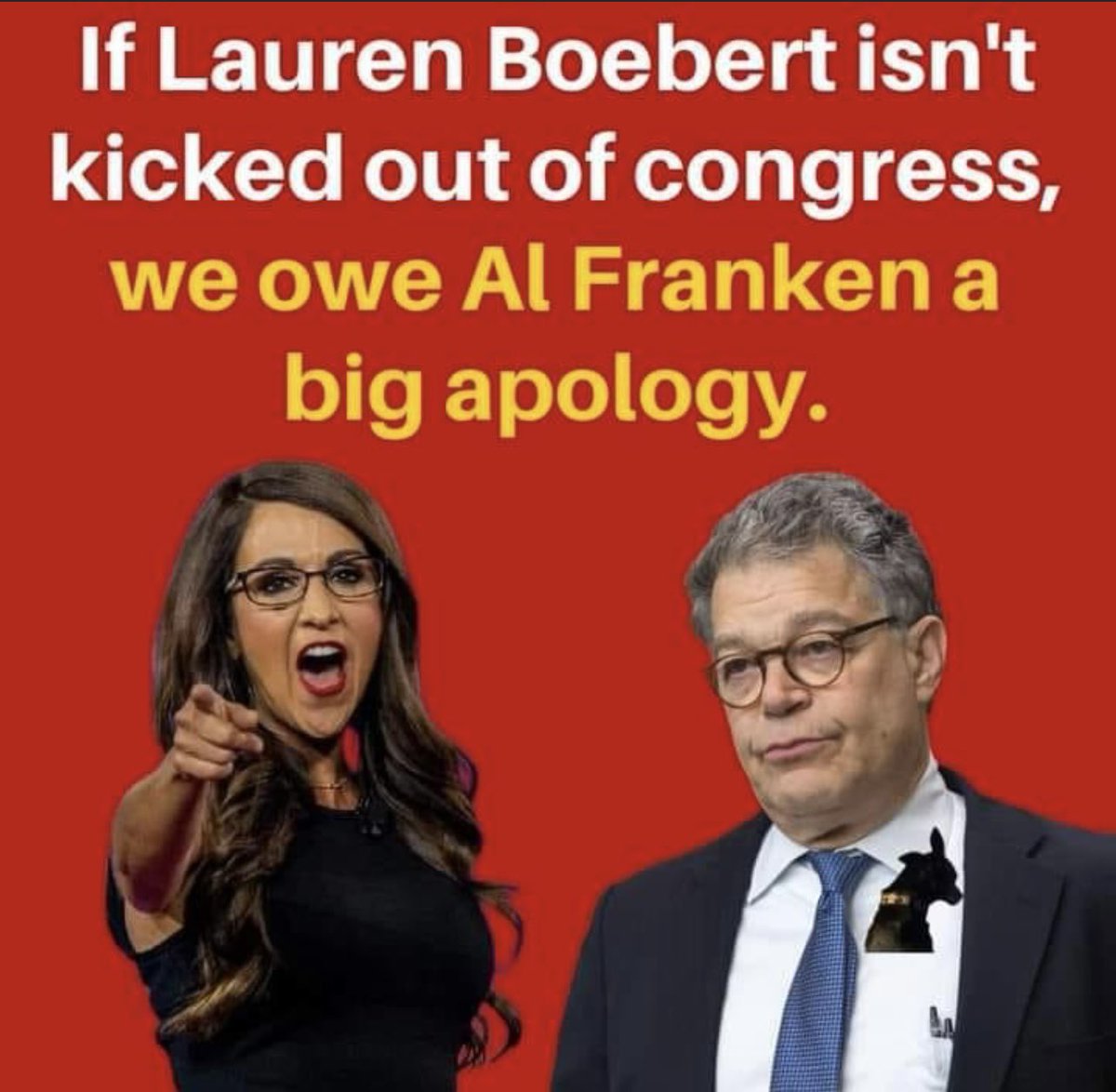 #ProudBlue #ResistanceUnited The way I see it, if Bobo is allowed to stay in spite of her publicly lewd behavior, Franken should not have resigned. Franken faced accusations from Leeann Tweeden, a conservative talk radio host who said he kissed her on a USO tour. Did anyone…