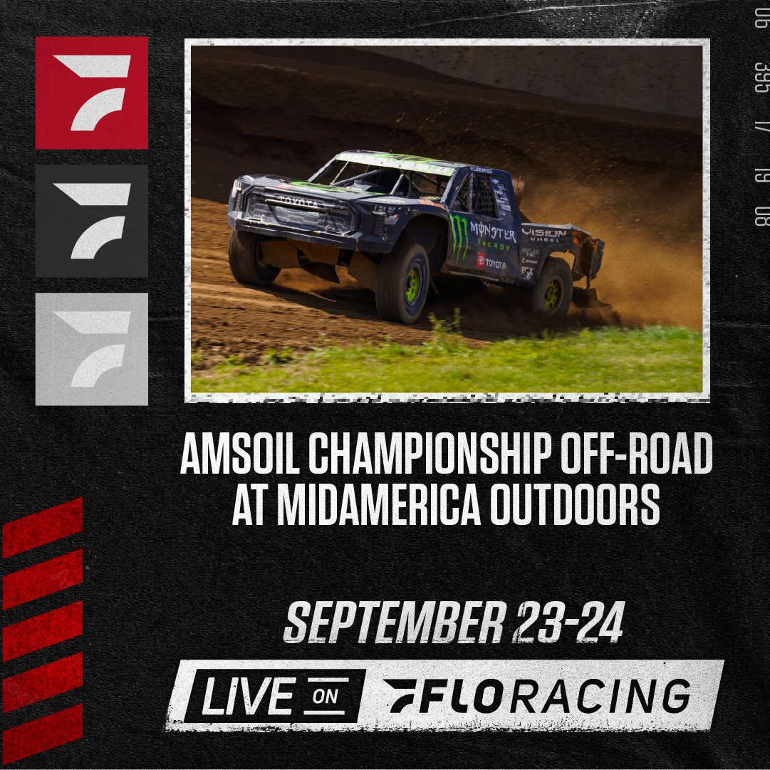 You can tune LIVE this weekend from MidAmerica Outdoors for our season finale on @FloRacing! flosports.link/3rcdv6k

Our weekly watch guide has more info: champoffroad.com/how-to-watch-m…

#champoffroad #amsoiloffroad #offroad2023 #mao