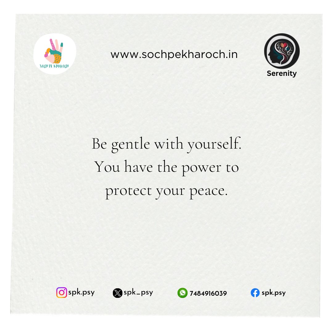spk_psy's tweet photo. Be gentle.
.
.
#ProtectYourPeace #begentlewithyourself #begentle #power #strength #trust #mentalhealth #mentalbloom https://t.co/tuk8TCVX4r