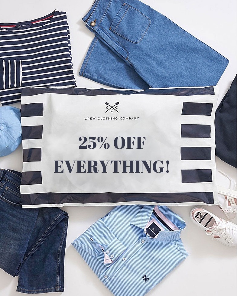 affinitystaffs's tweet image. 25% off everything in store Crew Clothing Company
Stock up on comfortable classics and seasonal favourites for your autumn wardrobe 🍁
#SeasonalStyle #wardrobestaples #layerstyle