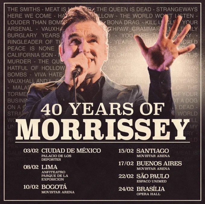Alternofest's tweet photo. Que feo es ser fan de Morrisey 🫠🫠🫠 https://t.co/Q3pzIPnnfT
