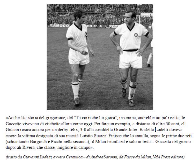 ComunqueMilan's tweet photo. Non ci sono parole per dire quanto ogni milanista abbia voluto bene - e vorrà bene - a Giovanni #Lodetti, una delle più indiscusse tra le #FacceDaMilan. https://t.co/EP1JHjhDo2