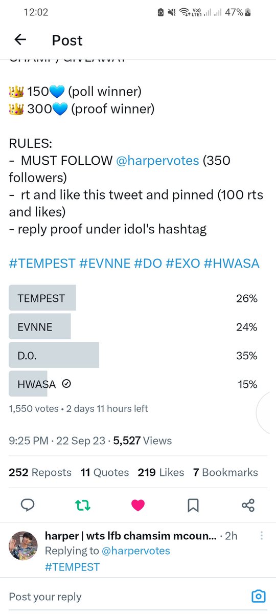 caddwhee's tweet photo. @harpervotes for #HWASA https://t.co/nKCCNUfpmV