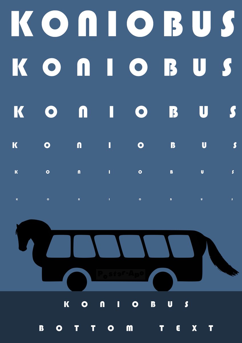 PosterApo's tweet photo. koniobus
@senedotexe
#poster #plakat #koniobus #posterapo #poster_apo https://t.co/p7P6uYP6u5