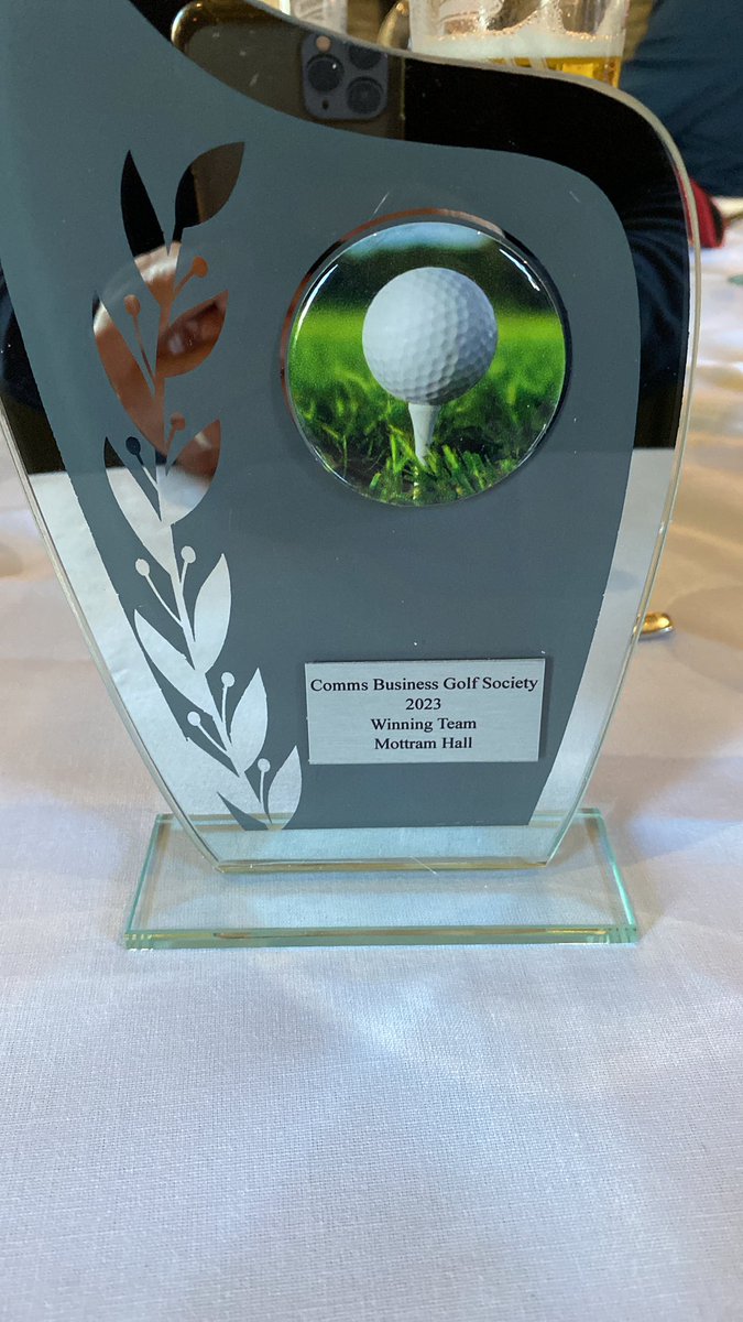 CommsConverged's tweet photo. Fabulous day with the @commsbusiness Golf Society at Mottram Hall yesterday. Our team were the eventual winners after countback so smiles all round 🏌🏻‍♂️ https://t.co/v4JL0GBe7q