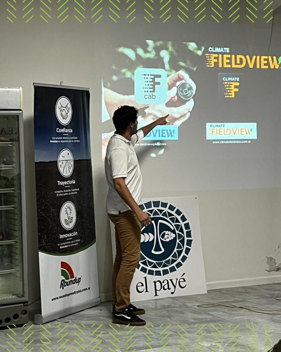 El miércoles pasado junto al equipo de @bayer asistimos a la Noche Dekalera, en la 📍Rural de Daireaux. 
Hablamos de la plataforma Field View y sus beneficios y al final del evento Manuel Bermúdez, explicó las estrategias de herbicidas para el cultivo de maíz.🌽