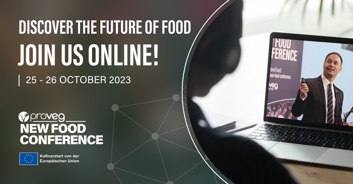 ProVeg_Int's tweet photo. More than just a live stream! 💥You can’t make it to Berlin for the #NewFoodConference?⏰ Join us online on our state-of-the-art virtual event platform with multiple technical features allowing you to learn, interact, and connect.💻
Get your ticket now ➡️ https://t.co/USJiuNkQCA https://t.co/zLQEfSm1wn
