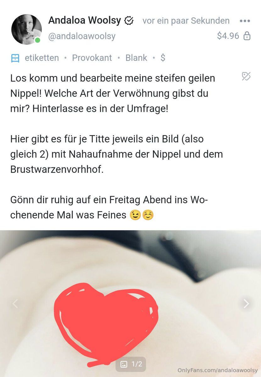 andaloawoolsy's tweet photo. Gerade online gegangen! Inklusive Umfrage: Eher #Ziehen, #ziepen und #beißen oder lieber #streicheln, #befeuchten und #saugen? 😁 Gerne weitere Vorschläge, wie ihr sie bearbeiten würdet wollen 😉
#titten #nippel #steif #steifenippel #spitz #brüste #brustwarzen #brustwarzenvorhhof https://t.co/OKZrIhEYRT