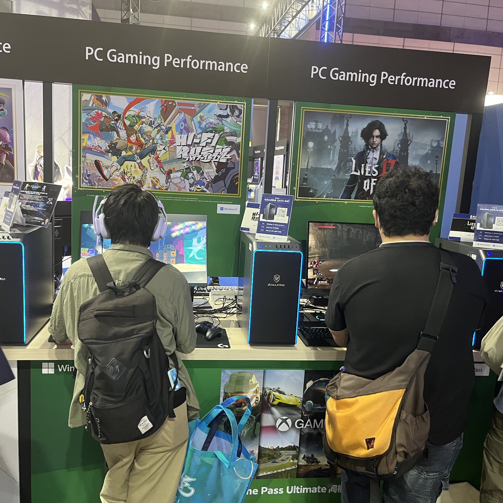 Genki on X: "In the Galleria PC booth they had some Xbox Game