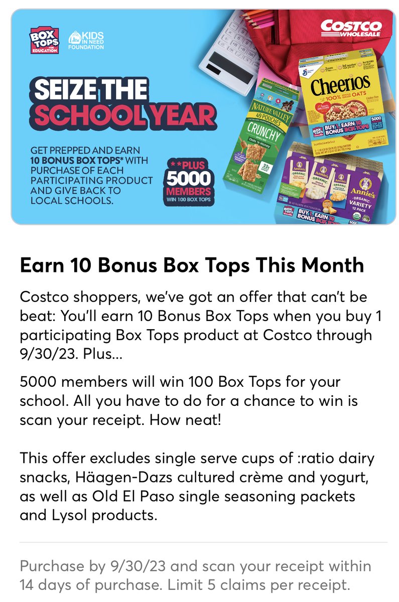 Special offer for Costco shoppers!