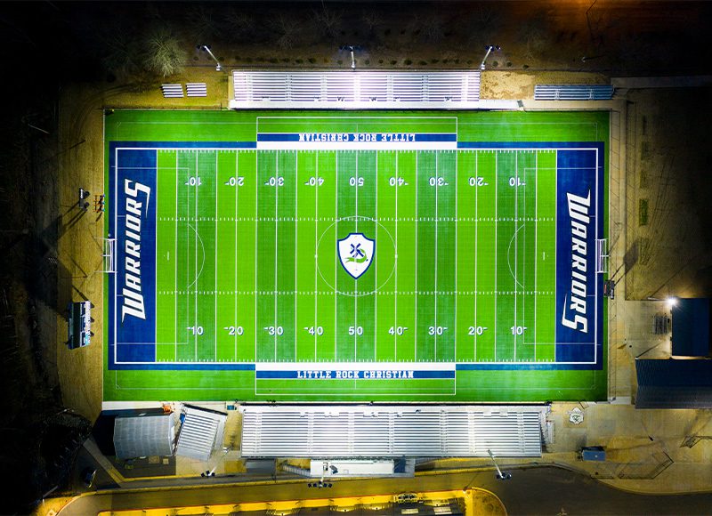MuscoLighting's tweet photo. Little Rock Christian Academy will bring an exciting new experience to Warrior Stadium this season with cutting-edge light shows and special effects technology. Learn more about their system upgrade: https://t.co/BaUsejpyDi https://t.co/LVrYujDNrN