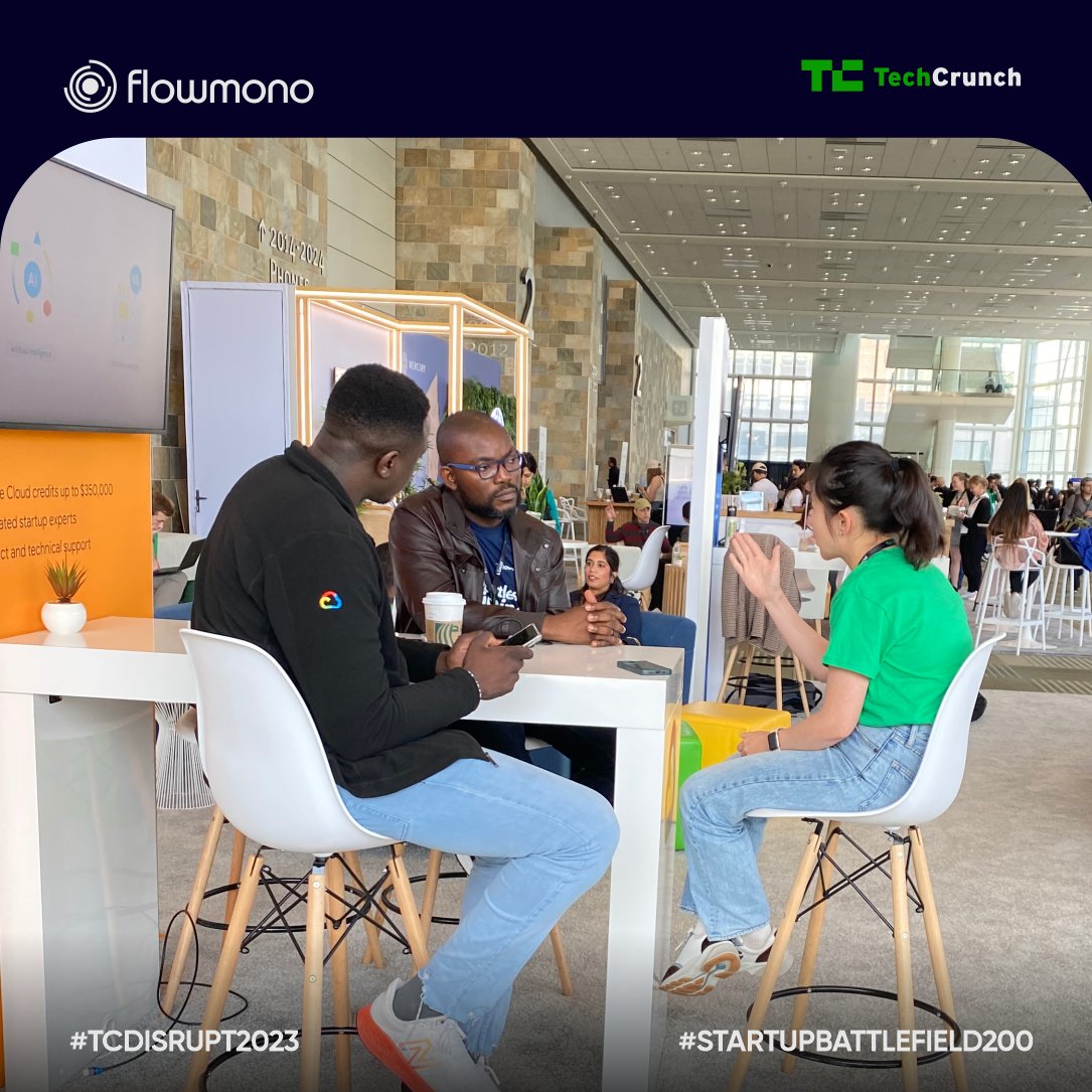 And it's a wrap! @BabatolaAwe signing off at the @techcrunch Disrupt Conference 2023 in style.

#Flowmono #techcrunch #techcrunchdisrupt #startupbattlefield #DMS #paperless #technology #SaaS #esignature #sanfrancisco