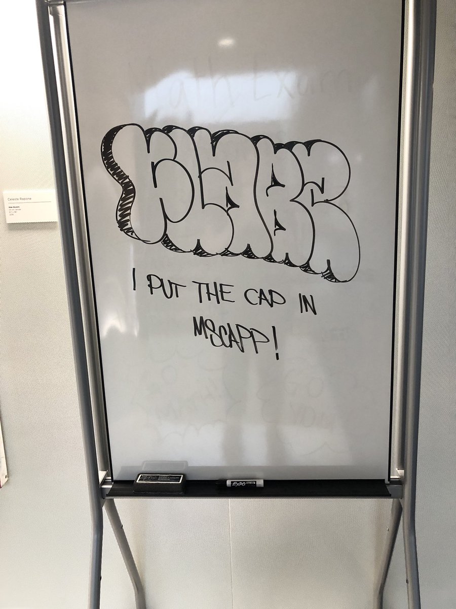 I️ would say a Gen Z found a dry erase marker but y’all know a millennial did this.