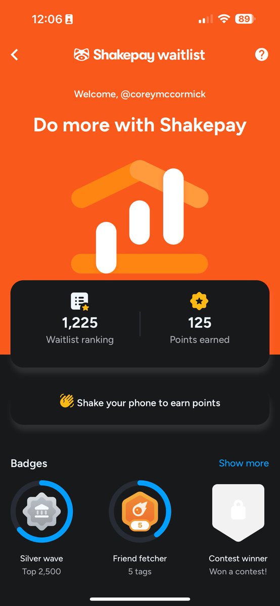 coreymccormick's tweet photo. @shakepay https://t.co/GCHAWsFqkp