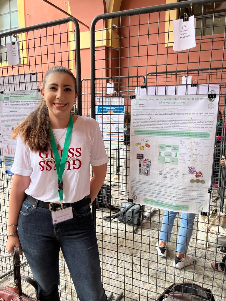 See our @Agostina_C_97 explaining her PhD research project at 27 Workshop dedicated to Italian PhDs in Food Science, Technology and Biotech!