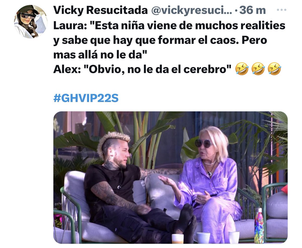 RebeComenta's tweet image. Y esto no interesa publicarlo… que fácil es ir a los likes fáciles 😘 #GHVIP22S