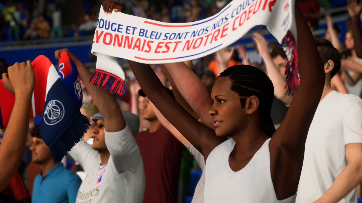 brnbglml's tweet photo. @_beFIFA Petite nouveauté il y a désormais les échardes, banderoles,… officielles de l’olympique lyonnais dans FC 24 ! https://t.co/nCvGaj1SKD