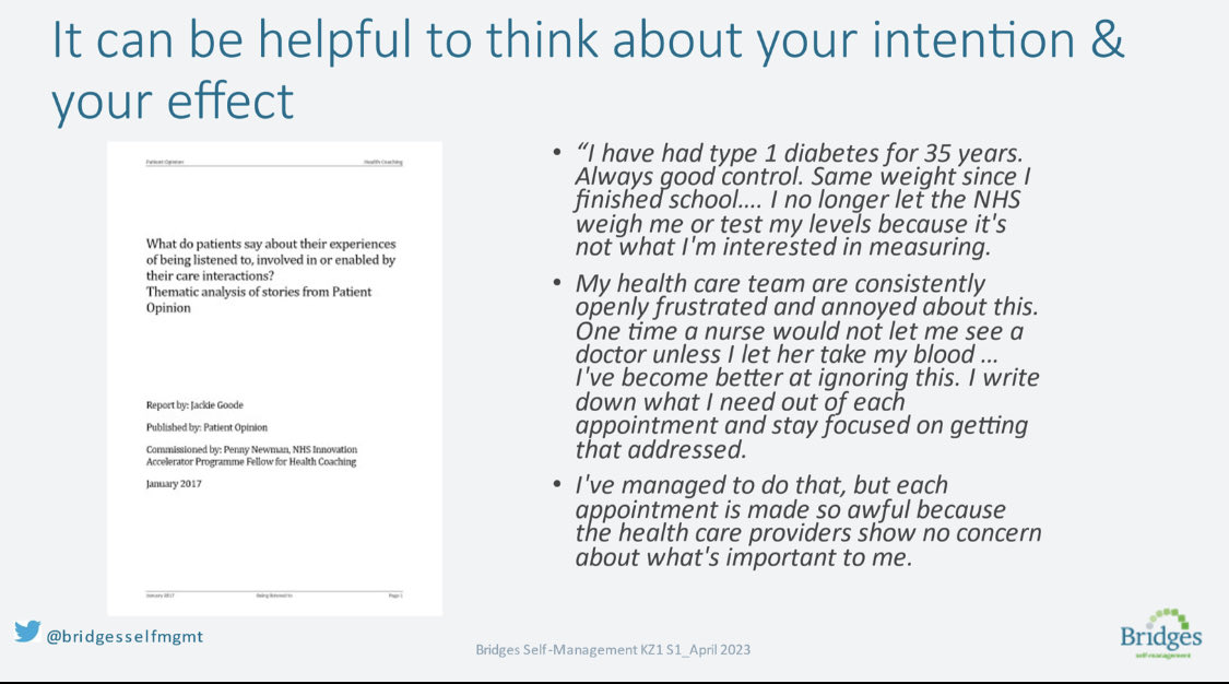 Starting with the persons story and what matters most is key in all healthcare interactions…. ⁦<a href="/Pers_Care_Inst/">Personalised Care Institute</a>⁩