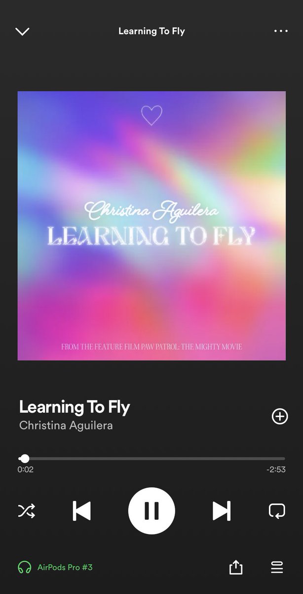 Learning to fly is out now ❤️‍🔥
#ChristinaAguilera #LearningToFly