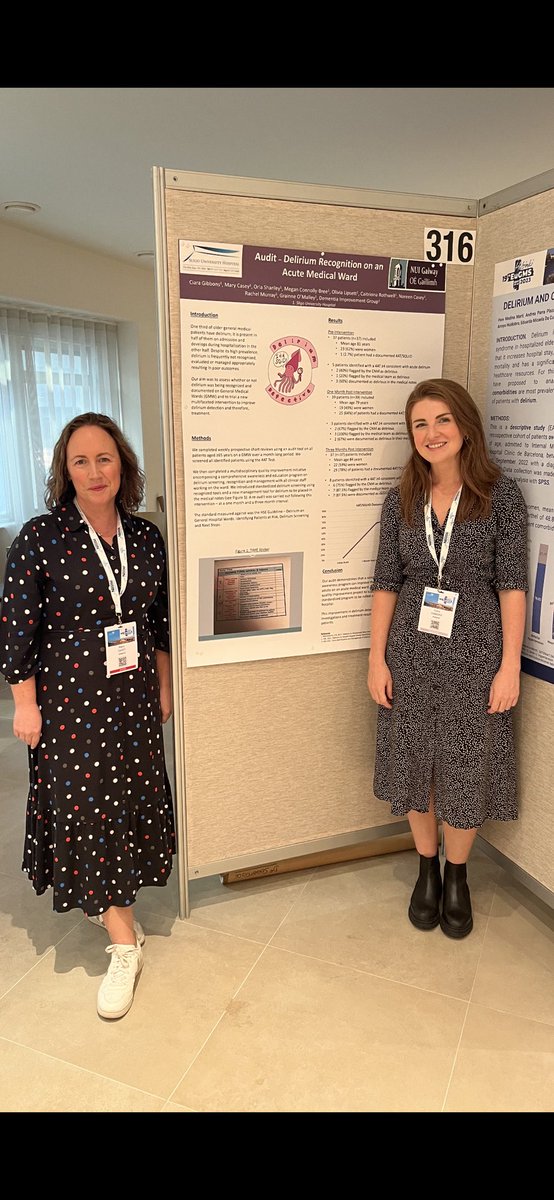 Such a fantastic experience <a href="/EuGMSSociety/">EuGMS - European Geriatric Medicine Society</a>, Helsinki showcasing the great work SUH Dementia Improvement Group is achieving @saoltagroup <a href="/NPDUSligo/">NPDU Sligo University Hospital</a> <a href="/MauraHeffernan2/">Maura Heffernan</a> <a href="/GeorginaKilcoy3/">Georgina Kilcoyne</a> <a href="/FionaOSullivan3/">Fiona O'S</a>