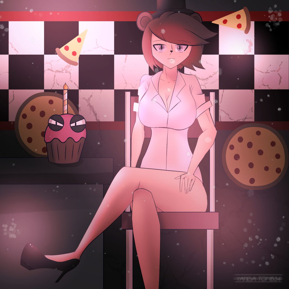 KeyoKenser34's tweet photo. YEAAAHH FAP NIGHT'S AT FRENNI'S! Class! 
#Fnaf #Fivenightsatfreddys #FapnightsatFrennis https://t.co/pQeDgliSKP
