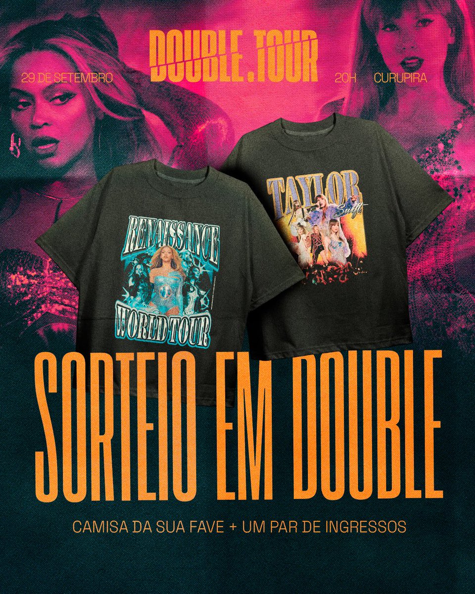 marvinwav's tweet photo. ATENÇÃO BEYHIVES E SWIFTIES 🐍🪩
#TeamBey ou #TeamTaylor? Concorra a um par de ingressos pra DØUBLE + uma camisa da sua fave by @ FleekDrip! Basta seguir as regras e arrasar: https://t.co/6RFKH3NUXo
@untouchpaul @omafreire @avitoorr @masterlovato https://t.co/2cHAhJRSqd