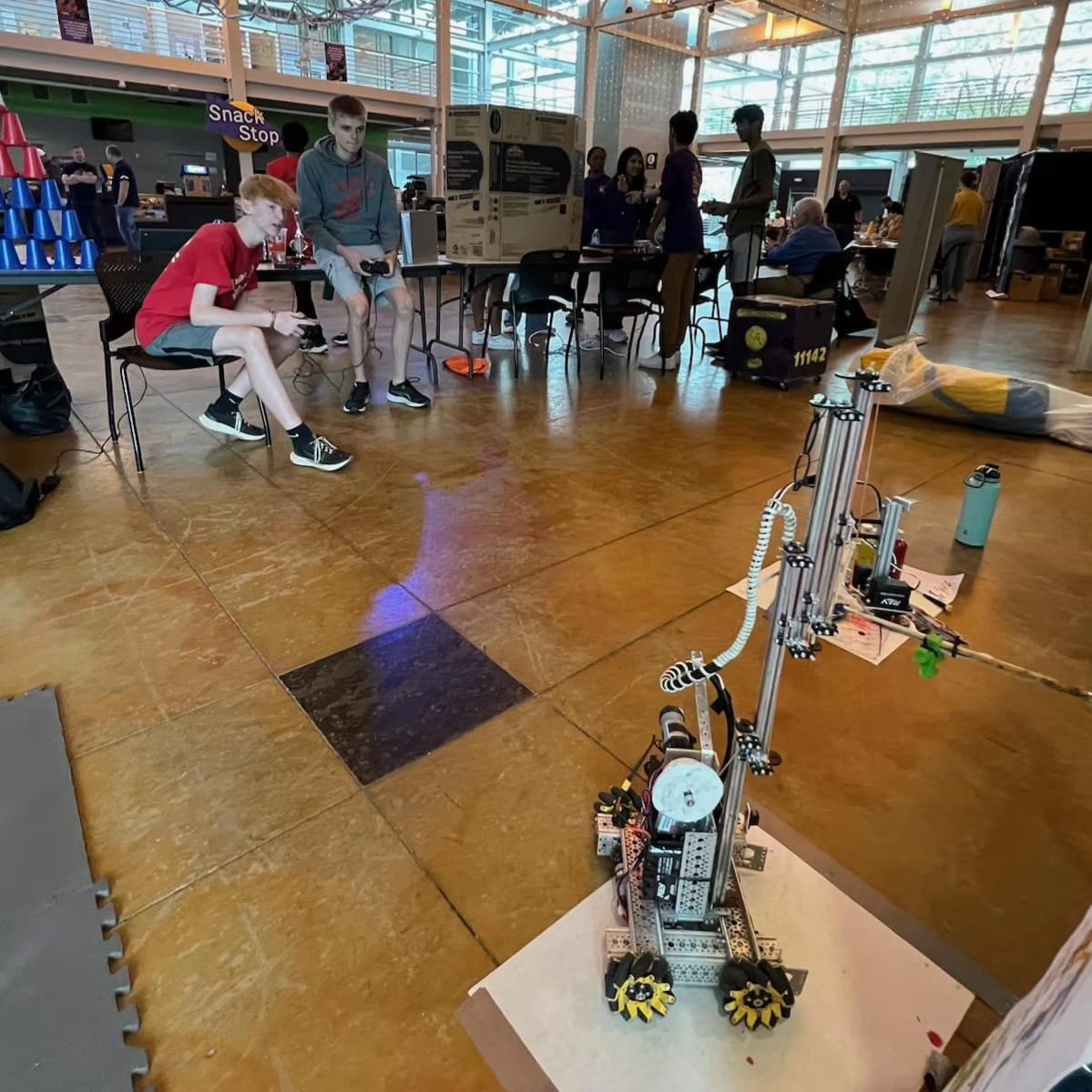 FTC #6603 Guild of Gears (@nsrobotics6603) on Twitter photo 📅On September 16, 2023, it was our first time participating in the #fllkickoffqc. We had a blast 🚀featuring our🎨painting robot 🖼️ <a href="/PutnamMuseum/">Putnam Museum and Science Center</a>!
Let's have fun this season and good luck‼️
#CENTERSTAGE #MASTERPIECE #ftc #ftciowa #fllteam #fllrobotics #fllkickoff #ftcchallenge 📅On September 16, 2023, it was our first time participating in the #fllkickoffqc. We had a blast 🚀featuring our🎨painting robot 🖼️ <a href="/PutnamMuseum/">Putnam Museum and Science Center</a>!
Let's have fun this season and good luck‼️
#CENTERSTAGE #MASTERPIECE #ftc #ftciowa #fllteam #fllrobotics #fllkickoff #ftcchallenge