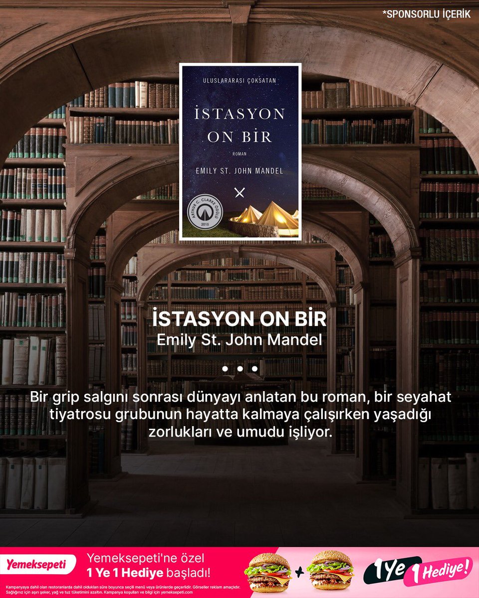 Günün kitap önerisi: İstasyon On Bir 📚 #AklındaysaKapında | #işbirliği