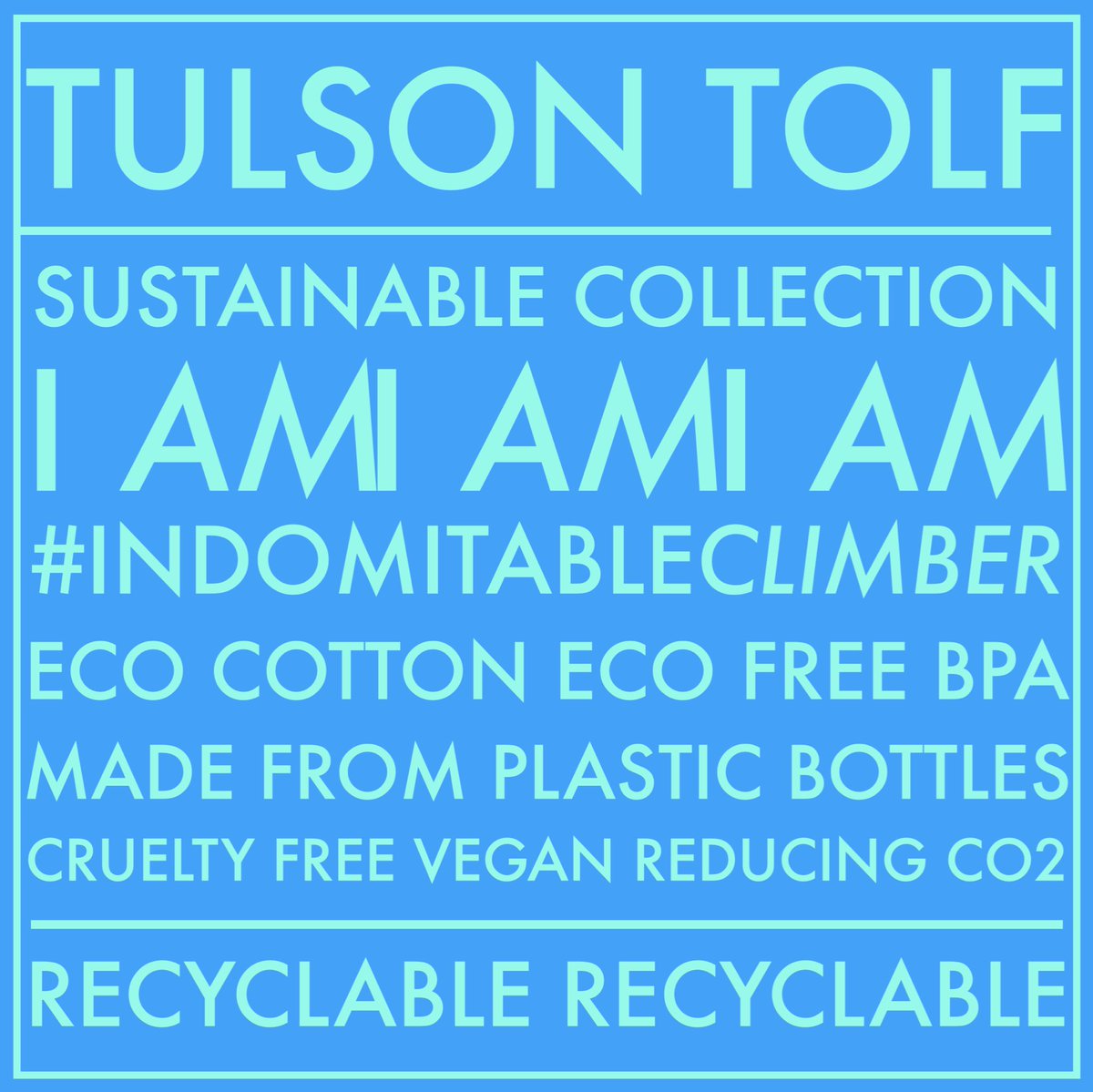 Enjoy your fresh drinks in the new Reusable Bottle free of BPA 💧🎧 #indomitableclimber #tulsontolf #sustainabily