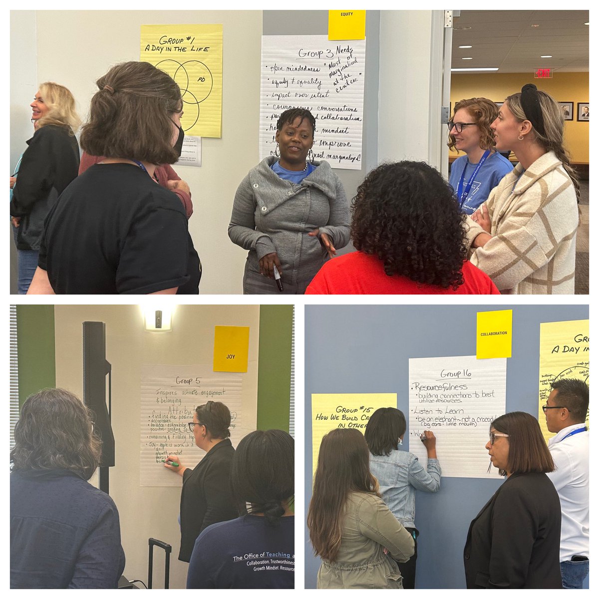 OPL team members are exploring our <a href="/PHLschools/">Philadelphia Schools</a> Core Values: Safety, Equity, Collaboration, Joy, Trust, &amp; Ambition and how we hope to exemplify them in our daily work. #phled #SDPOPL