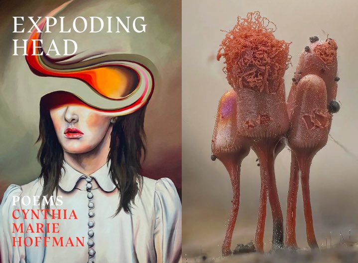 Happy #fungusfriday 🍄

This week’s Poetry + Fungus feature is Cynthia Marie Hoffman’s  EXPLODING HEAD (Persea Books, 2023)

Link to preorder in thread!

@CynthiaMHoffman @PerseaBooks