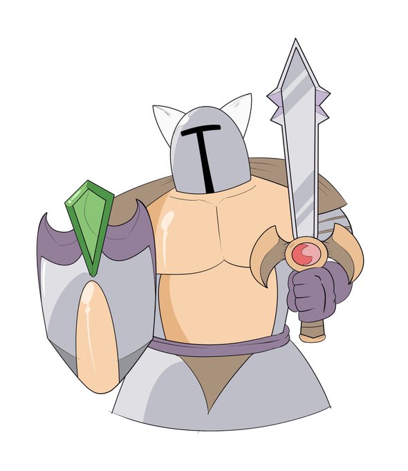 「holding shield shoulder armor」 illustration images(Latest)