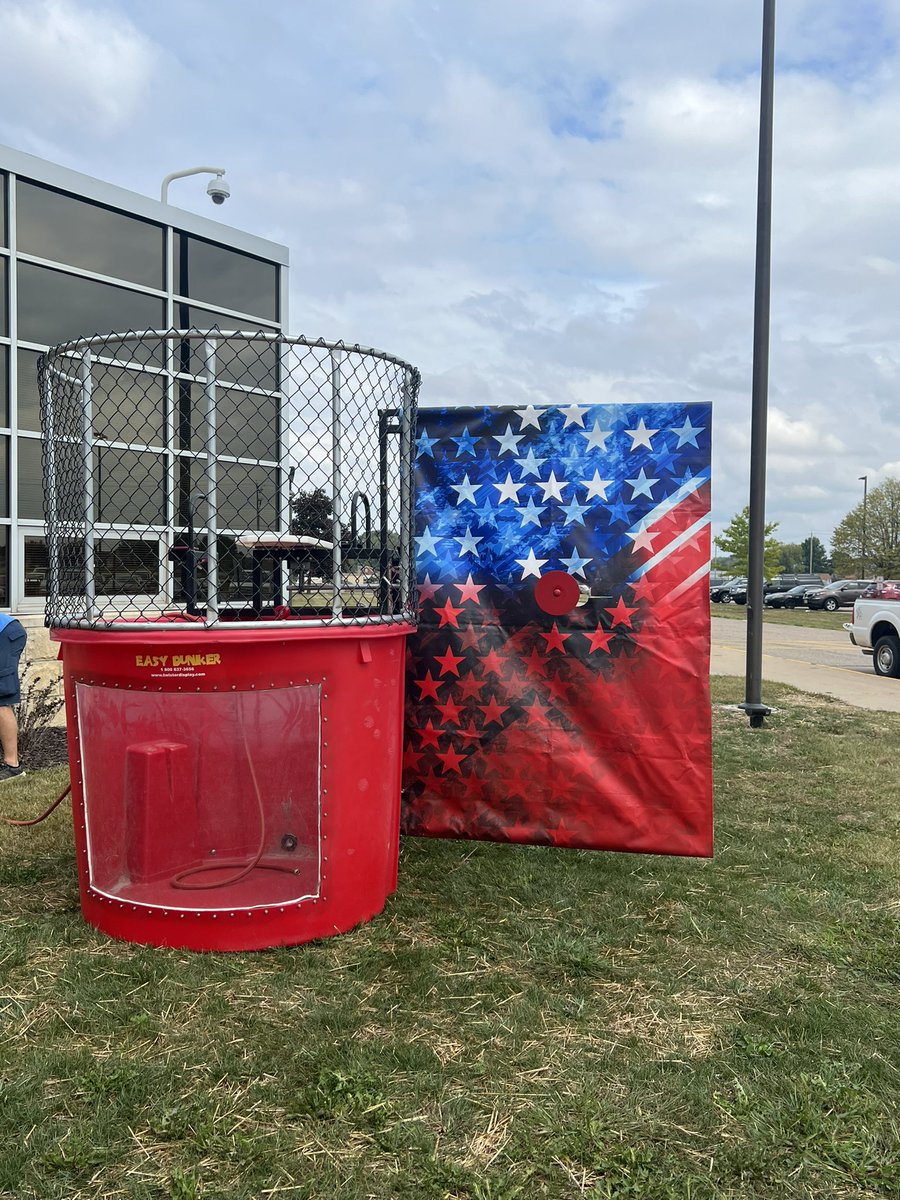 I have the 2pm shift—the water should be warm by then…right? #HomecomingCarnival