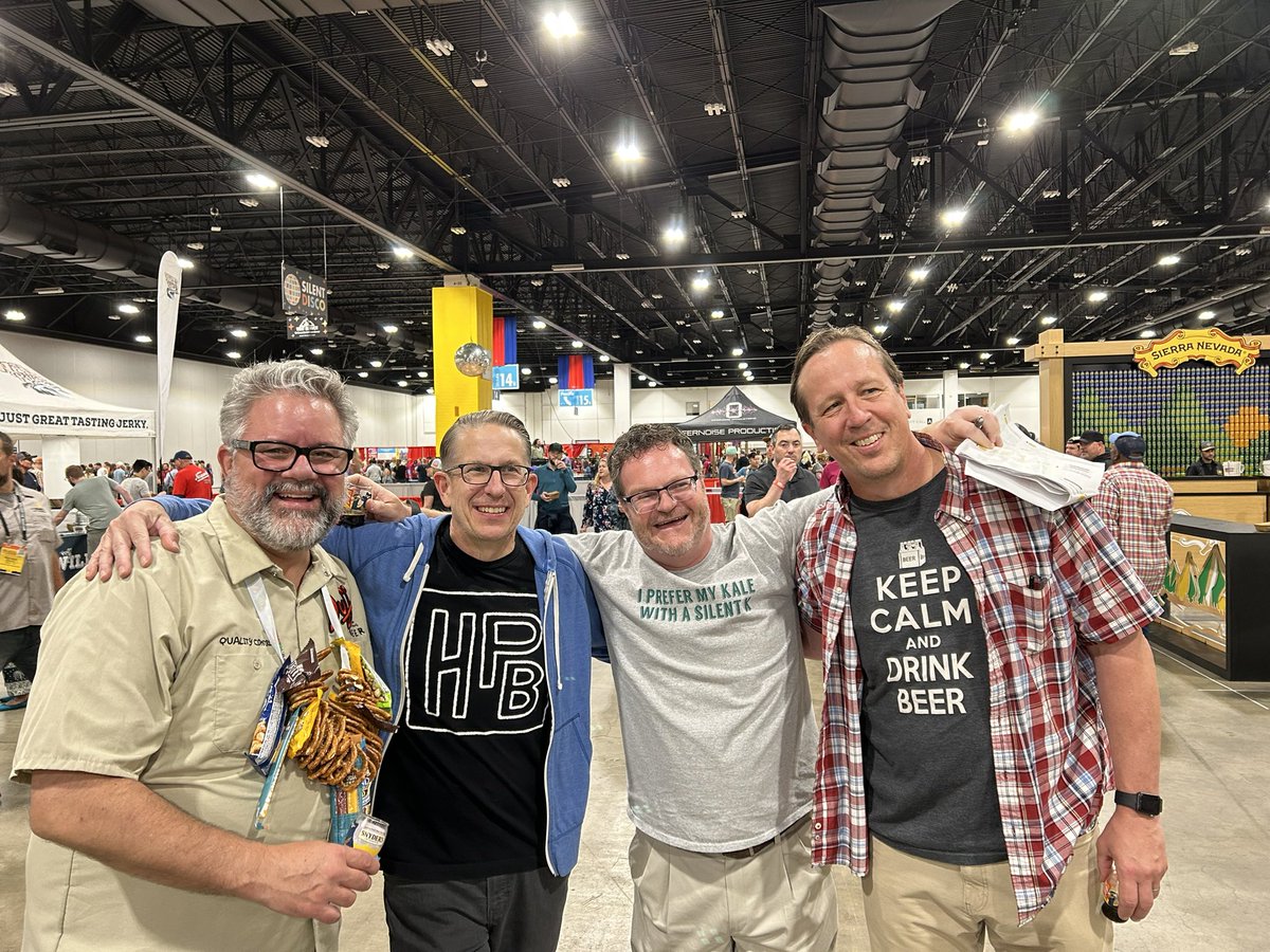 Really <a href="/GABF/">Great American Beer Festival</a> is about the friends &amp; family! ❤️ <a href="/ESealoverDenver/">Ed Sealover</a> <a href="/jpmeyer66/">Jeremy Meyer</a> <a href="/DiverDown86/">Brett Sterkel</a> <a href="/egorski/">Eric Gorski</a>