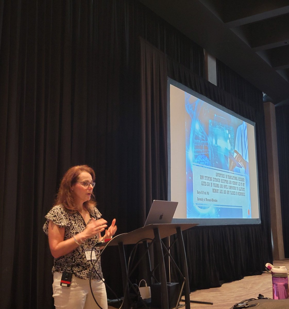 JennPerusiniPhD's tweet image. Past President @FrickKaryn on her translational research on estrogen receptors and memory. #pavlovian2023 @PavlovSociety