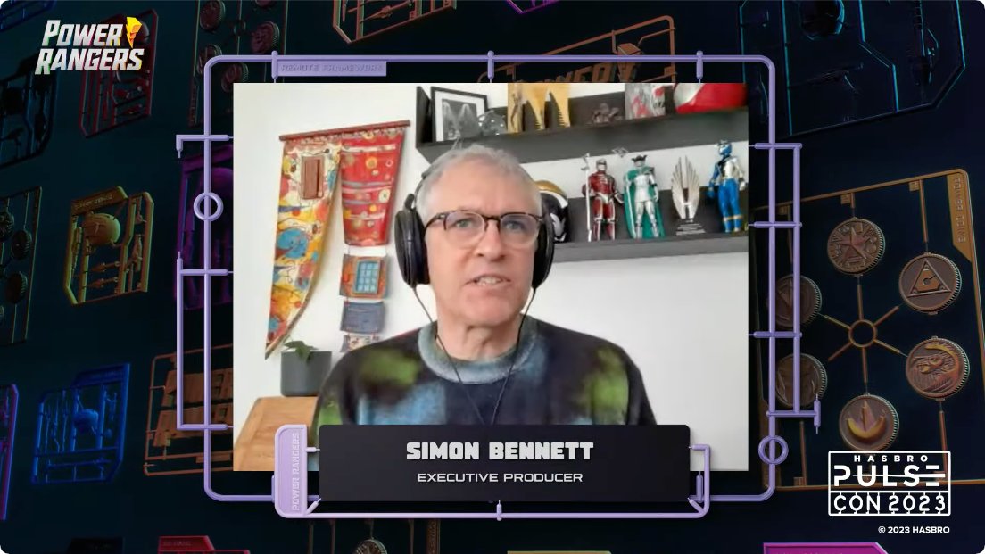PwrRngr's tweet image. It&apos;s #CosmicFury show-runner, Simon Bennett @Pookina1!

#PowerRangers #HasbroPulseCon