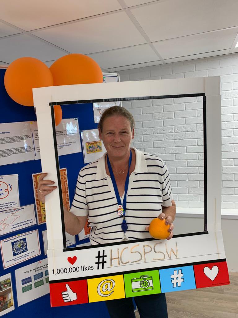 Our amazing Quality and Safety manager <a href="/JerseycapP/">Miss p 💙</a>  who is passionate about improving services for people using services! We are lucky to have her on our team #patientsafety #HCSPWS