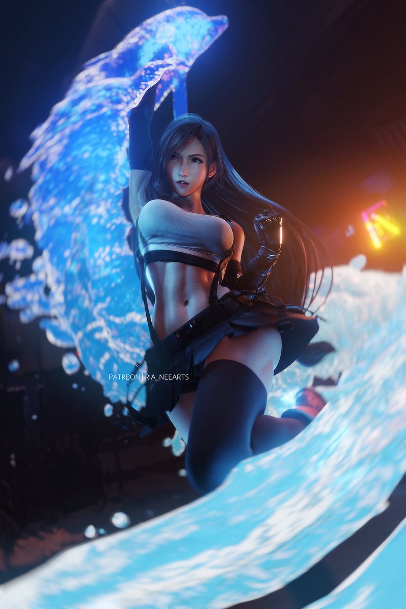 Ria_neearts's tweet photo. Tifa 💙🐬 https://t.co/UNiv8KxbUq