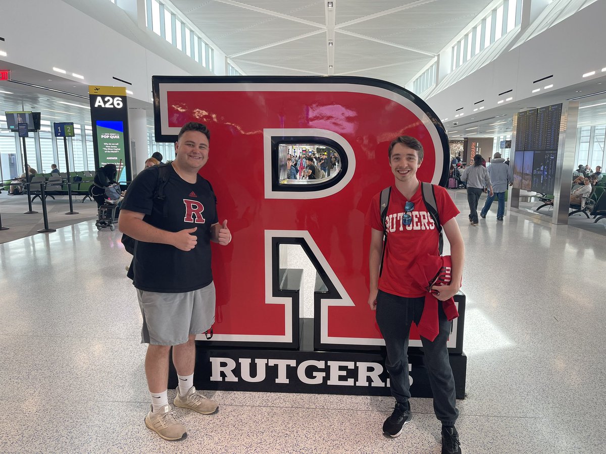 WRSUsports's tweet photo. First trip of the year, let’s go win this thing 🪓 @RFootball @DylanAllen_1 @EddieKalegi #Rutgers https://t.co/6UJMGSIv2Y