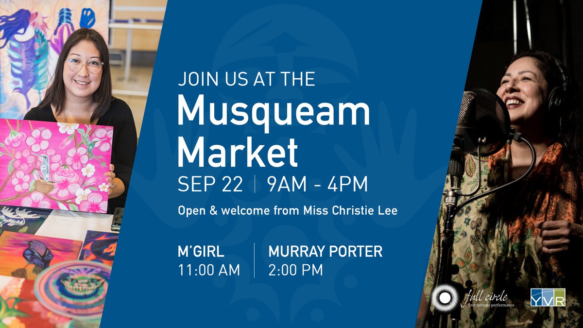 yvrairport's tweet photo. Today is the day! If you're travelling through YVR today, our Musqueam Market is on from now until 4pm at Domestic Departures Level 3. Explore and support locally made Indigenous jewelry, artwork and more before your flight. https://t.co/LRQcOZyGAF
