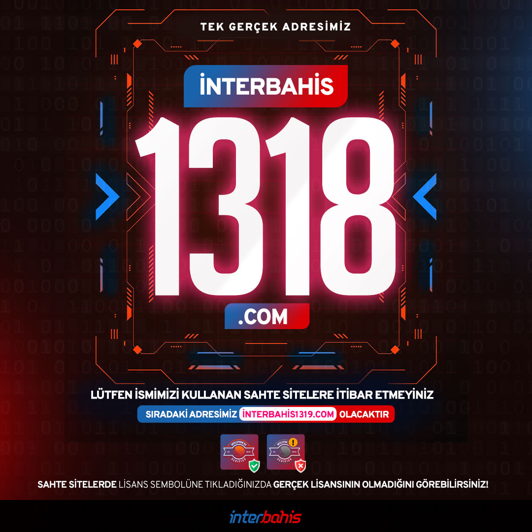 👍Şuan için tek ve gerçek adresimiz interbahis1318.com/tr 'dir.

⛔️ADIMIZA AÇILAN SAHTE SİTE VE SOSYAL MEDYA HESAPLARINA İTİBAR ETMEYİNİZ!

⚠️Kesintisiz erişim için;  
heylink.me/interguncel/

#interbahis #guncelgiris