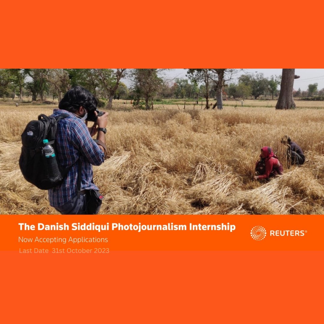 🧑‍🎓 The Danish Siddiqui #Photojournalism Internship by Reuters is now open. The 12-month paid #internship will give a student or an early #career #photojournalist the opportunity to cultivate their visual storytelling abilities | Apply Here buff.ly/3PLs6Pz