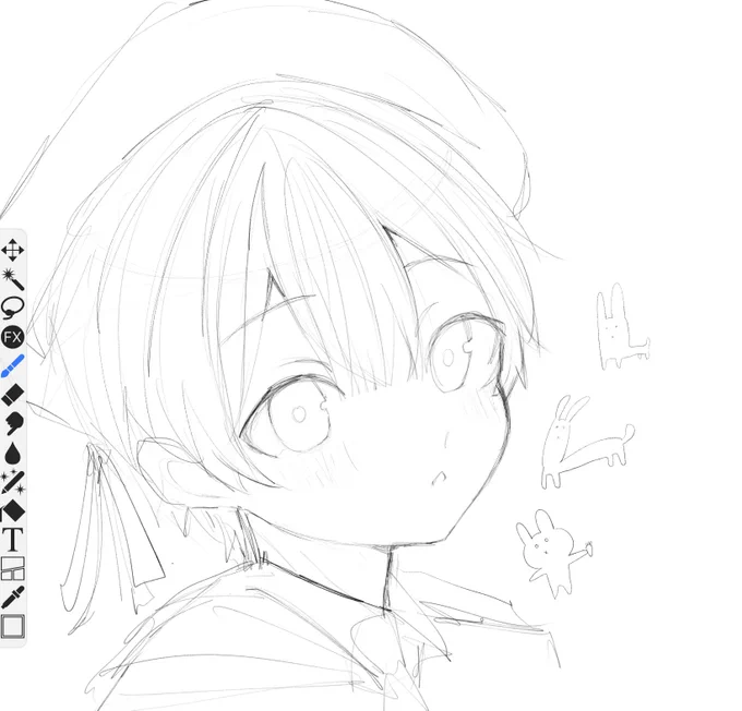 らくがき _φ(・_・ 