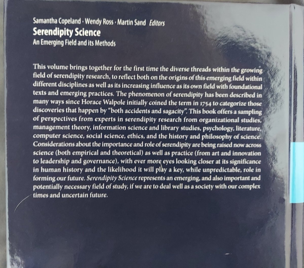 Michael Soto (@misoca) on Twitter photo Now in print!
It was a great experience contributing a chapter to this book, thanks to the editors: Samantha Copeland, Wendy Ross, and Martin Sand!
Serendipity Science
link.springer.com/book/10.1007/9…
<a href="/ser_soc/">Serendipity Society</a> Now in print!
It was a great experience contributing a chapter to this book, thanks to the editors: Samantha Copeland, Wendy Ross, and Martin Sand!
Serendipity Science
link.springer.com/book/10.1007/9…
<a href="/ser_soc/">Serendipity Society</a>
