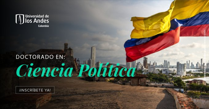 CPolUniandes's tweet photo. ¿Buscas una formación de alta calidad en Ciencia Política?
Inscríbete en nuestro programa de doctorado en @Uniandes, el único doctorado acreditado del país🇨🇴
📢Aún estás a tiempo de #inscribirte✍️
Conoce más información⬇️
https://t.co/eGoh81kXeq https://t.co/HVi615qi0E