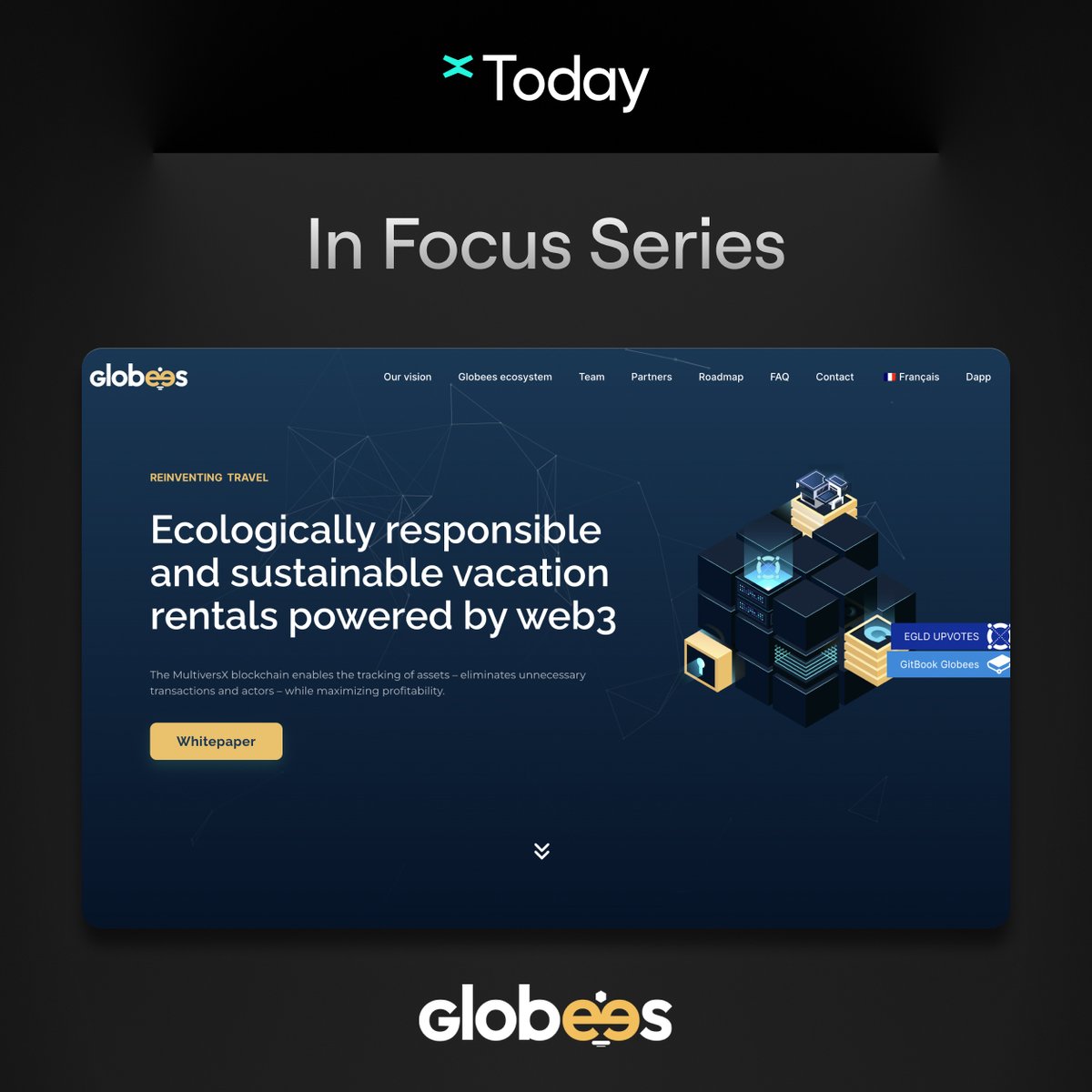 multiversxfndn's tweet image. The In Focus Series continues with the 14th episode, as we’re exploring a project bringing a new use-case #builtonmultiversx .

Let’s deep dive into the @Globees_Project ecosystem and discover the insights that we’ve learned from the team 🧵👇