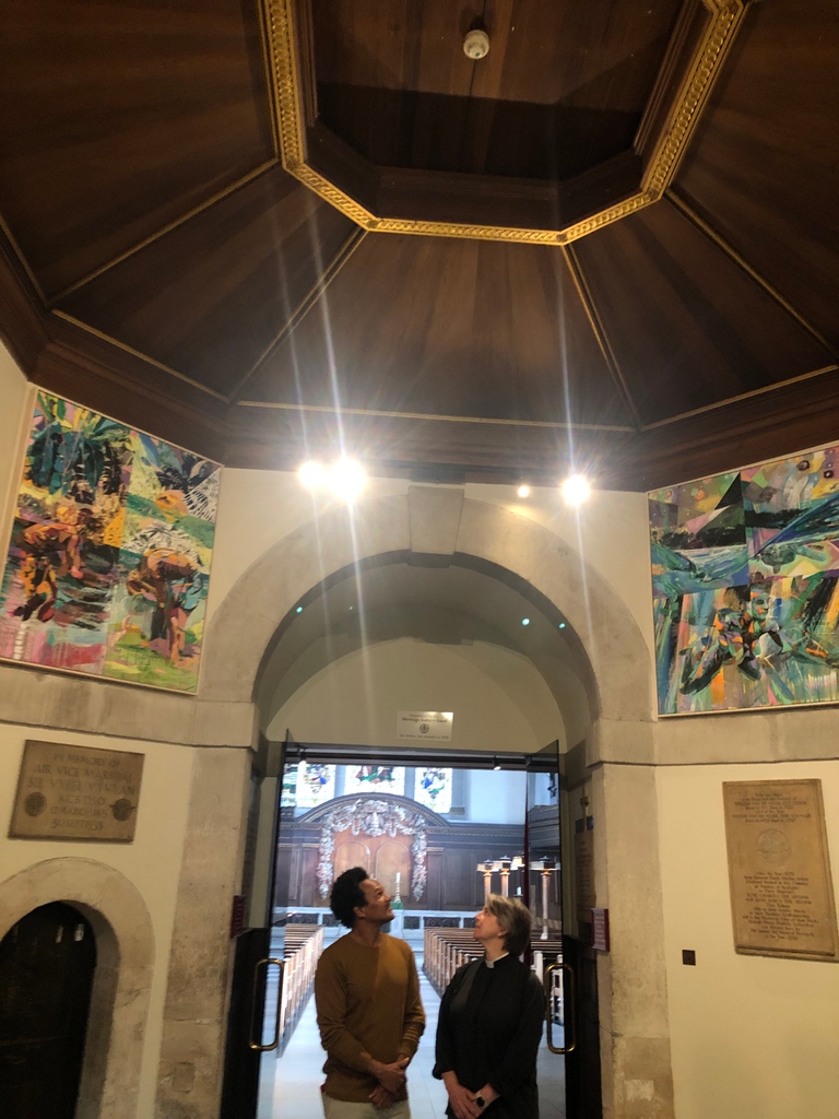 StJPiccadilly's tweet photo. Join artist Che Lovelace in conversation with Rev'd Lucy Winkett talking about the inspiration behind his new artworks for St James's on YouTube from 7pm tonight https://t.co/pIDmg2mKtK https://t.co/6iDj97aFjQ